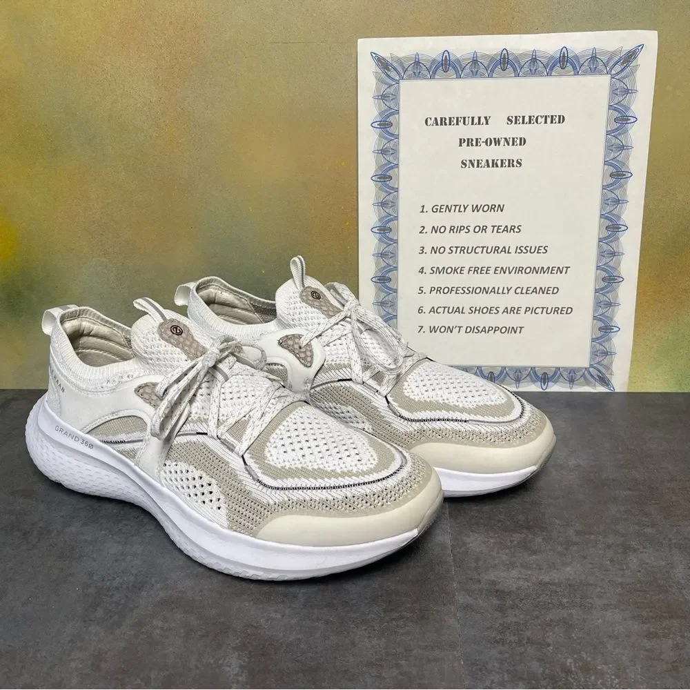 Cole Haan Zerogrand Outpace 2 Women's White Running Shoes Size 9.5B
